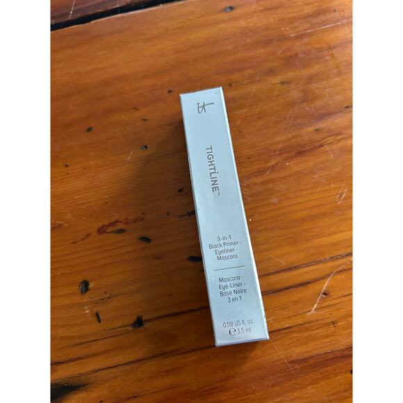 IT Cosmetic Tightline 3 in 1 Black Primer Eyeliner Mascara in Black New with Box - Picture 9 of 9